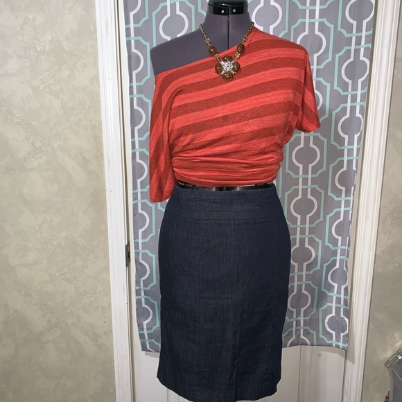 Loft Ann Taylor denim skirt - Picture 5 of 11